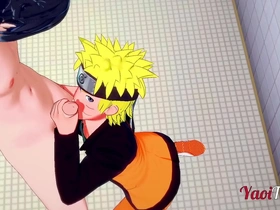 Naruto and Sasuke’s hot bareback anal scene in the school’s restroom.