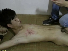 Gay BDSM with an Asian straight boy and a big cock