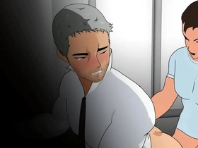 Young and straight Novinho has to sleep with his boss to get a job at a European football team called BARA YAOI