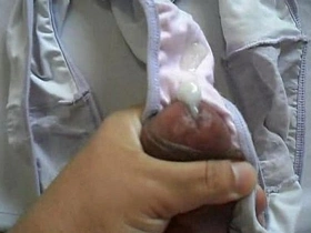 Voyeuristic pleasure of watching an amateur Asian wife’s dirty panties