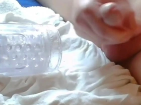 I have been stimulated by my favorite sex toys and filled with cum.