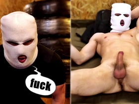 Russian homemade video with gay muscle humiliation and blowjob