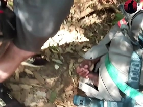 Public park blowjob accident turns into fetish fulfillment
