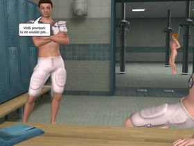 Gay animated film with Arab and black characters in 3D.