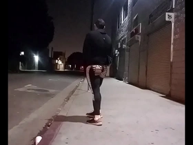 Gay Latino with a nice ass offering anal in the street