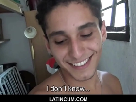 A straight young Latino guy, who is a newcomer to the site, has sex with his gay boss in a point of view style.
