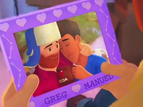 Short gay animated film made in Spain, OUT (2020)