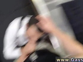 Straight gay cash cow gets milked dry in public