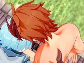 Young and straight boys engage in hot anal sex in Genshin Impact
