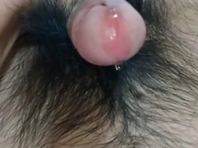Gay Japanese man masturbates his anus.