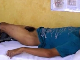 Young Asian twink gets enema in doctor’s office