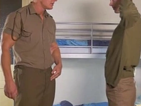 Daddy Luke has rough sex with young Andy without the use of a condom.