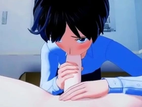 Evangelion Yaoi Hentai 3D - Shinji x Kaworu: Intense gay scene with a happy ending