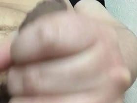 Masturbation in a Japanese setting with a chubby character