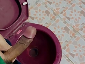Masturbating in a Bangkok street food shop stall