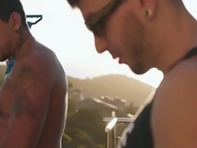 Twinks and their dads get wild on vacation in steamy gay blowjob scenes