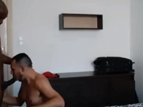 Black professor with a muscular build has sex with a new student's big ass