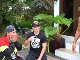 Hot Asian guy enjoys the outdoors and the water in this video.
