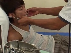 Gay Asian twink gets a medical examination and a hot scene.
