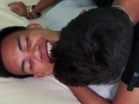 Gay sex with an Asian twink with a buttfucking scene and a facial at the end.