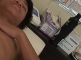 Young Asian boy gets balls rubbed by amateur gay