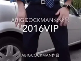 Big cock Asian gay masturbation scene